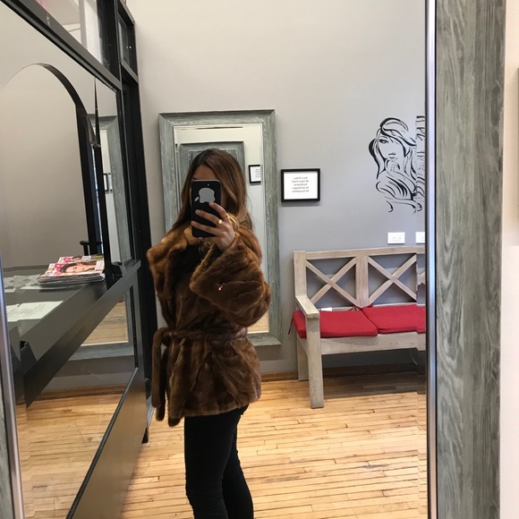 Rabbit Fur coat - Picture 5 of 7